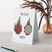 Plaque De Table Illustration de dragon fruit (En SItu (Tableau))