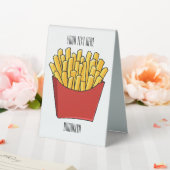 Plaque De Table Illustration de frites (In SItu (Mariage))