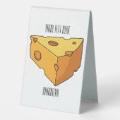 Plaque De Table Illustration de fromage (Verso)