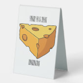 Plaque De Table Illustration de fromage (Recto)