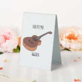 Plaque De Table Illustration de guitare acoustique (In SItu (Mariage))