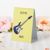 Plaque De Table Illustration de guitare électrique (In SItu (Mariage))