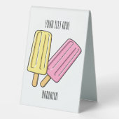 Plaque De Table Illustration de Ice pop (Verso)