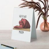 Plaque De Table Illustration de jambon (En SItu (Tableau))