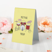 Plaque De Table Illustration de kit de batterie (In SItu (Mariage))