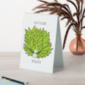 Plaque De Table Illustration de la feuille de limon (En SItu (Tableau))