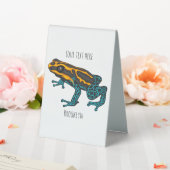 Plaque De Table Illustration de la grenouille à fléchettes de pois (In SItu (Mariage))