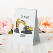 Plaque De Table Illustration de la pelle Crawler (In SItu (Mariage))