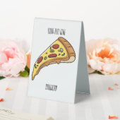 Plaque De Table Illustration de la pizza (In SItu (Mariage))