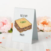 Plaque De Table Illustration de Lasagna (In SItu (Mariage))