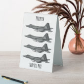 Plaque De Table Illustration de l'avion de chasse (En SItu (Tableau))