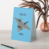 Plaque De Table Illustration de l'avion de chasse (En SItu (Tableau))