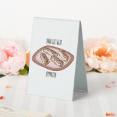 Plaque De Table Illustration de l'éclair de chocolat (In SItu (Mariage))