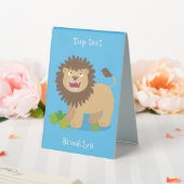 Plaque De Table Illustration de l'effervescence de lions heureux (In SItu (Mariage))