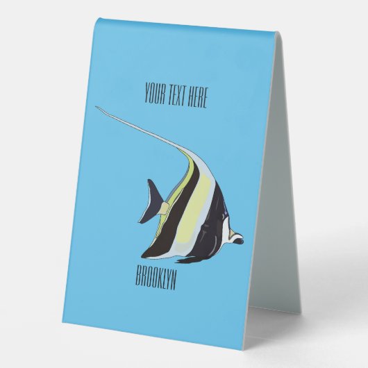 Plaque De Table Illustration de l'idole mauresque (Verso)