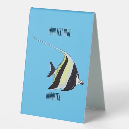 Plaque De Table Illustration de l'idole mauresque (Recto)