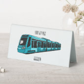 Plaque De Table Illustration de locomotive électrique (En SItu (Tableau))