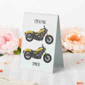 Plaque De Table Illustration de moto Cruiser (In SItu (Mariage))