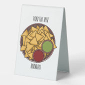 Plaque De Table Illustration de Nachos (Verso)