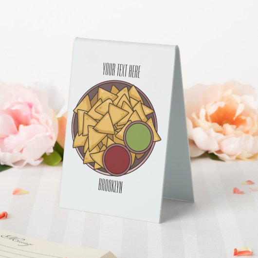 Plaque De Table Illustration de Nachos (In SItu (Mariage))