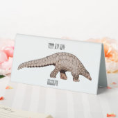 Plaque De Table Illustration de Pangolin (In SItu (Mariage))
