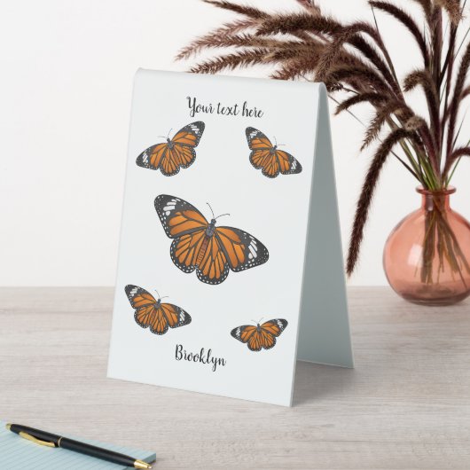 Plaque De Table Illustration de papillon monarque (En SItu (Tableau))