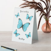 Plaque De Table Illustration de papillons Morpho (En SItu (Tableau))