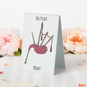 Plaque De Table Illustration de pipes (In SItu (Mariage))