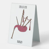 Plaque De Table Illustration de pipes (Recto)