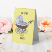 Plaque De Table Illustration de poussette (In SItu (Mariage))