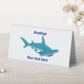 Plaque De Table Illustration de requin marteau (En SItu (Tableau))