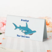 Plaque De Table Illustration de requin marteau (In SItu (Mariage))