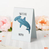 Plaque De Table Illustration de requin marteau (In SItu (Mariage))