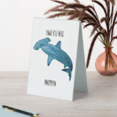 Plaque De Table Illustration de requin marteau (En SItu (Tableau))