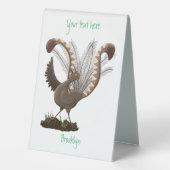 Plaque De Table Illustration de superbe et superbe lyrebird (Verso)