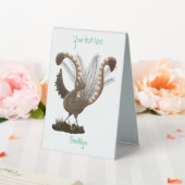 Plaque De Table Illustration de superbe et superbe lyrebird (In SItu (Mariage))