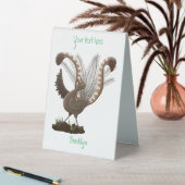 Plaque De Table Illustration de superbe et superbe lyrebird (En SItu (Tableau))