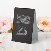 Plaque De Table Illustration de surf pour alien avec retour à la m (In SItu (Mariage))