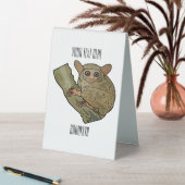 Plaque De Table Illustration de Tarsier (En SItu (Tableau))