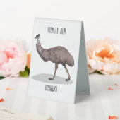 Plaque De Table Illustration d'Emu bird (In SItu (Mariage))