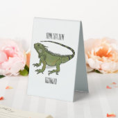 Plaque De Table Illustration d'Iguana (In SItu (Mariage))