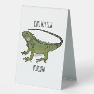 Plaque De Table Illustration d'Iguana