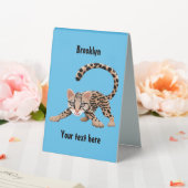 Plaque De Table Illustration d'ocelot mignon (In SItu (Mariage))