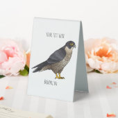 Plaque De Table Illustration d'oiseau de faucon pèlerin (In SItu (Mariage))