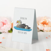 Plaque De Table Illustration d'oiseau de l'eider King (In SItu (Mariage))