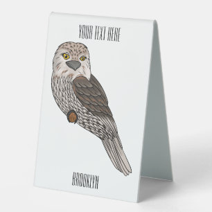Plaque De Table Illustration d'oiseau de Tawny frogmouth