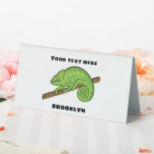 Plaque De Table Illustration du caméléon de la parson (In SItu (Mariage))