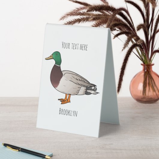 Plaque De Table Illustration du canard de Majard (En SItu (Tableau))