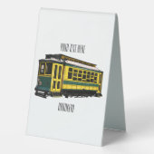 Plaque De Table Illustration du chariot Mata (Verso)