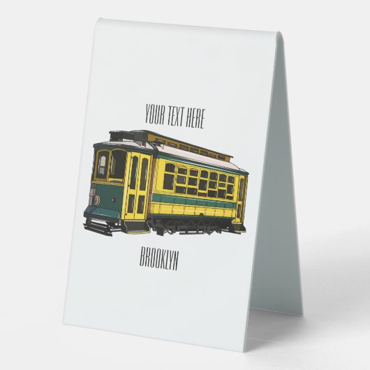 Plaque De Table Illustration du chariot Mata (Verso)